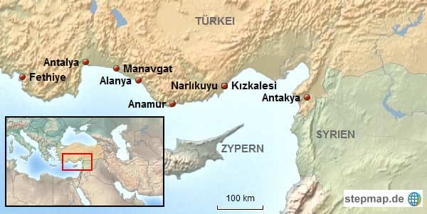 Kilikien ist ein einmaliger Fleck Erde: Der rund 300 Kilometer lange Küstenabschnitt zwischen Antakya und Anamur ist noch ursprünglich.