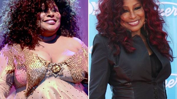 Chaka Khan im Jahr 2006 und jetzt, 2012.