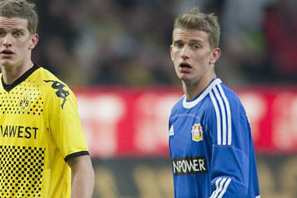 Sven (li.) vom BVB und Lars Bender von Bayer Leverkusen - ein Brüderpaar in der Bundesliga.