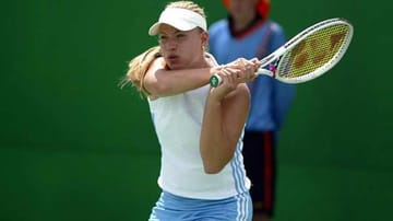Schlagfertig: Im Jahr 2003 debütierte Angelique Kerber auf der Profitour. 2004 spielte die damals 16-Jährige bei den Australian Open in der Konkurrenz der Juniorinnen.