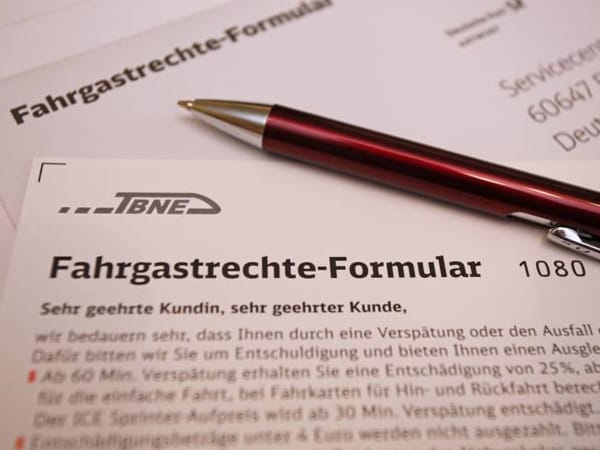 Seit 2009 gibt es das Fahrgastrechte-Formular