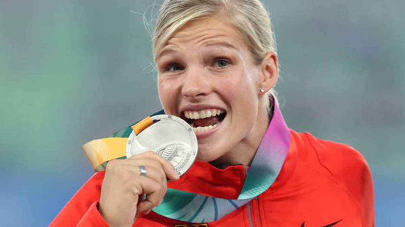 Medaillenhoffnung für Olympia 2012: Diskuswerferin Nadine Müller