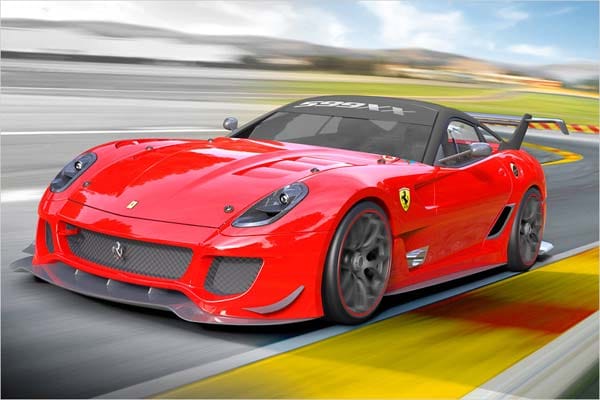 Ferrari versteigert einen 599XX EVO bei der Auktion zugunsten norditalienischer Erdbebenopfer.