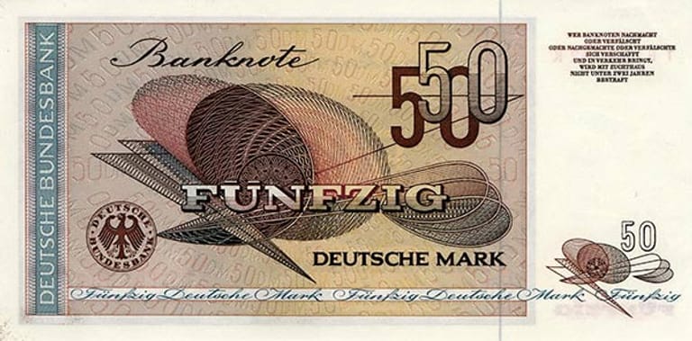50 DM Ersatzserie Westdeutschland