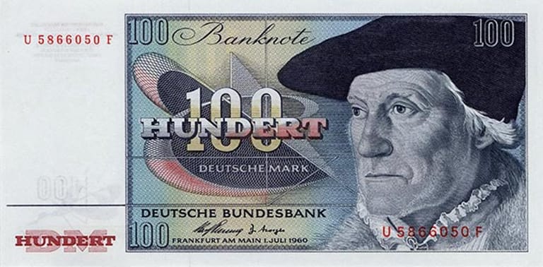 100 DM Ersatzserie Westdeutschland