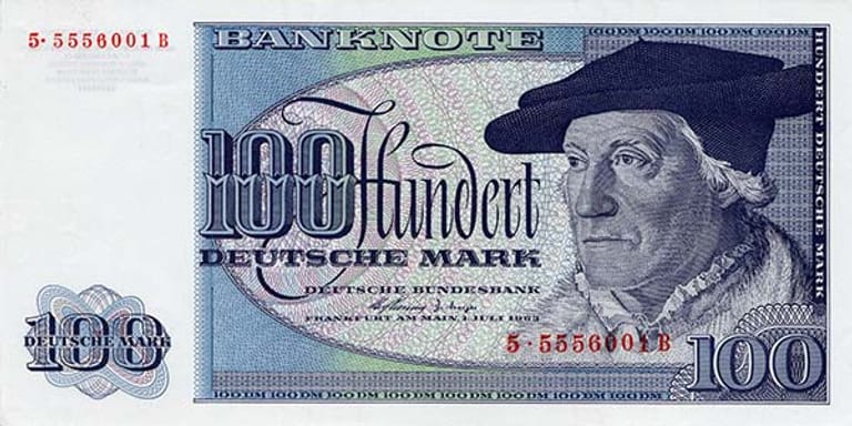 100 DM Ersatzserie West-Berlin