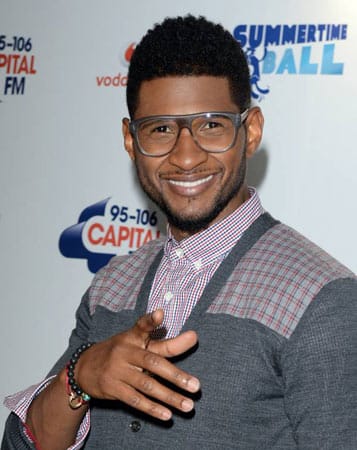 Der neunte Platz geht mit drei Prozent der Stimmen an R&B-Star Usher.