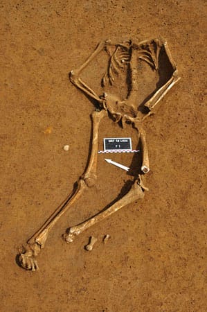Spektakulärer Fund in Belgien: das Skelett eines jungen Soldaten aus der Schlacht von Waterloo.