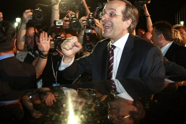 Antonis Samaras kann die Wahl für die Nea Dimokratia entscheiden