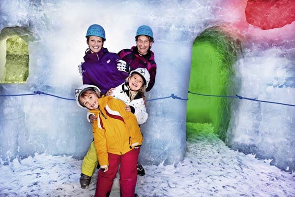 Natur Eis Palast am Hintertuxer Gletscher: auch für Kinder ab acht Jahren.