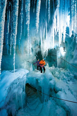 Natur Eis Palast am Hintertuxer Gletscher