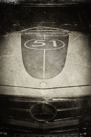 Die Startnummer "51" des Cabrios wurde nochmal nachlackiert.