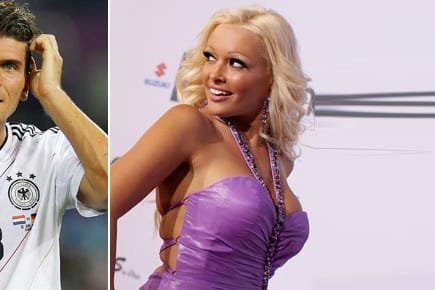 Mit seiner Haarpracht hat Mario Gomez es Daniela Katzenberger angetan.