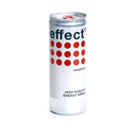 "Effect Energy" - Preis pro 250 ml: 0,75 Euro; Taurin (g/250 ml): 976 Milligramm; Koffein (g/250 ml): 82 Milligramm; Zucker (g/250 ml): 29 Gramm.