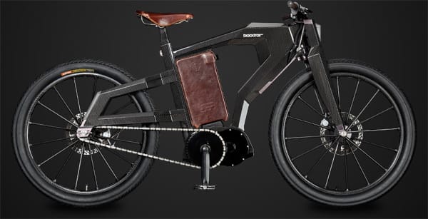 Das "Blacktrail" von PG-Bikes können Sie ruhig als einen Hybrid aus Fahrrad und Motorrad ansehen.