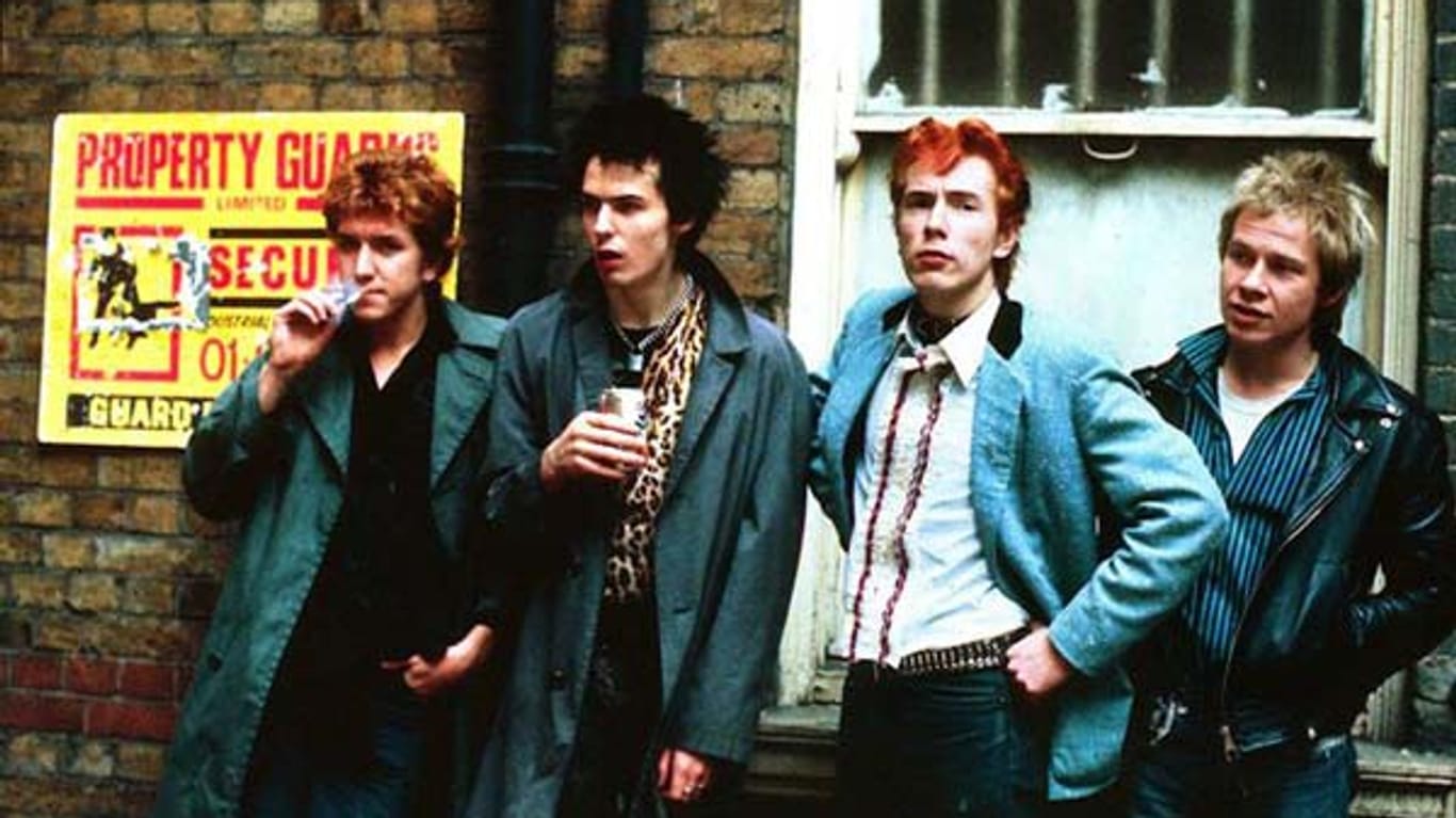 Helden des Punks: die Sex Pistols (Steve Jones, Sid Vicious, Johnny Rotten und Paul Cook, v.li.)