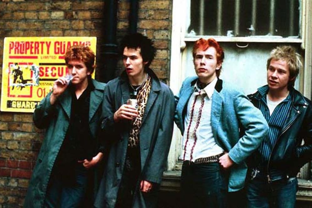 Helden des Punks: die Sex Pistols (Steve Jones, Sid Vicious, Johnny Rotten und Paul Cook, v.li.)