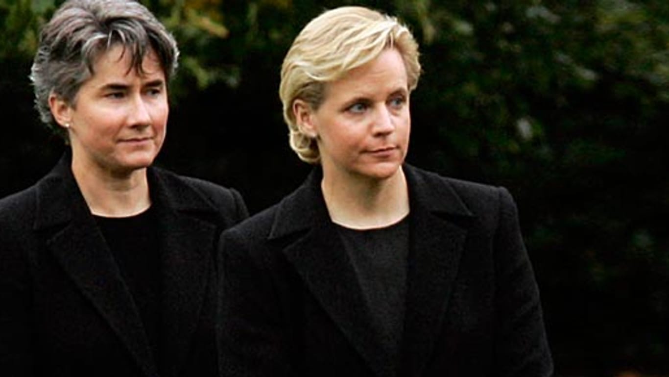 Mary Cheney (rechts) und ihre Lebensgefährtin Heather Poe.