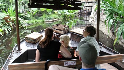 Die Tropenhalle des Zoo Leipzig.