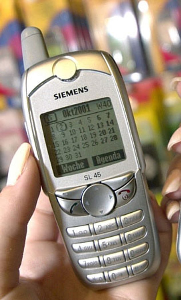 Siemens SL45 - das erste MP3-Handy.