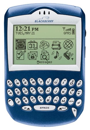 RIM Blackberry 6210 - der erste Blackberry zum Telefonieren.
