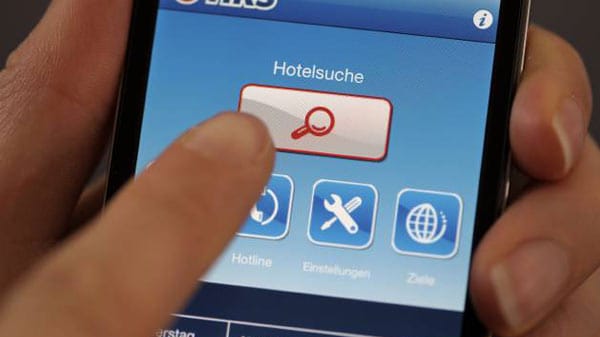 Hotels einfach übers Smartphone suchen und buchen