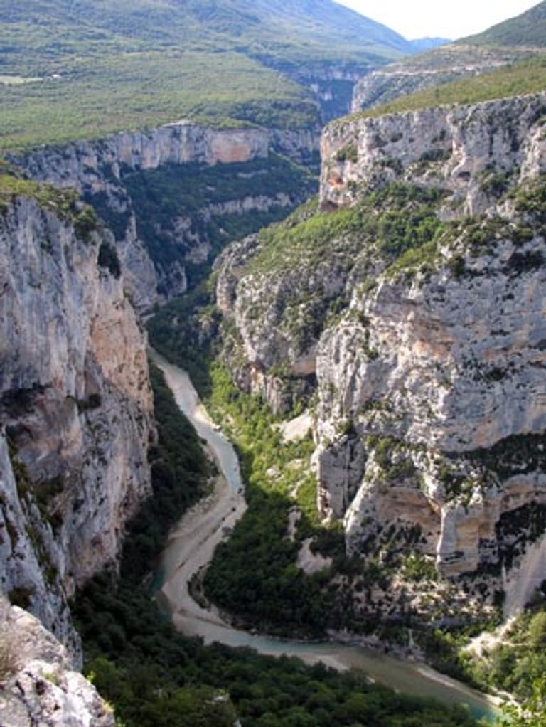 Der französische Gorges du Verdon in der Provence.