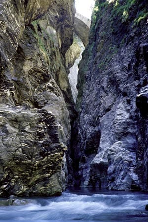 Schweiz: Viamala-Schlucht.