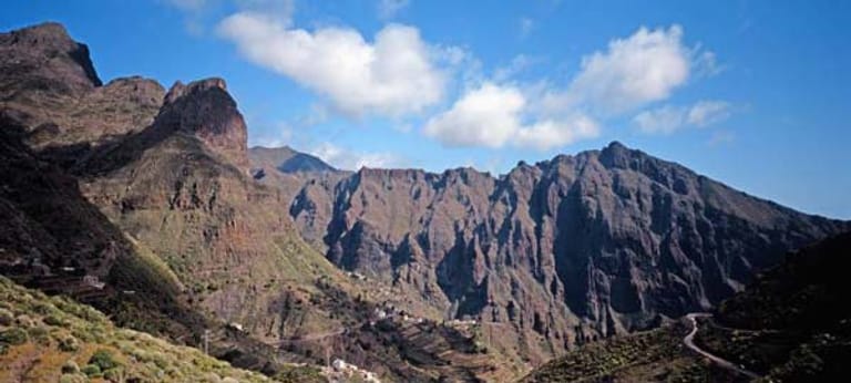 Im Tenogebirge auf Teneriffa befindet sich die Barranco de Masca.