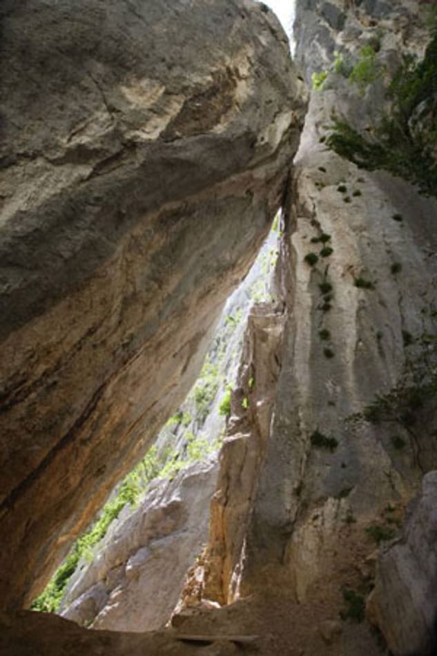 Paklenica-Schlucht in Kroatien.