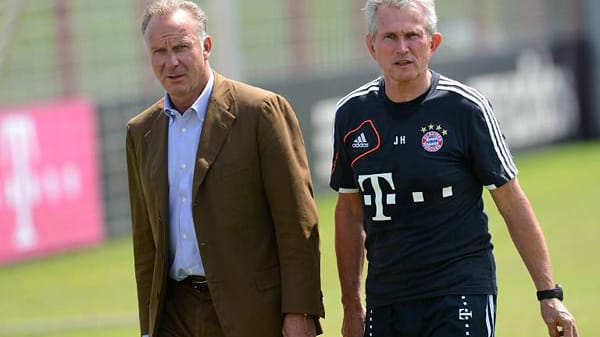 Schauen am 13. Juli beim FC Ismaning vorbei: Karl-Heinz Rummenigge (li.) und Jupp Heynckes. Schauen am 13. Juli beim FC Ismaning vorbei: Karl-Heinz Rummenigge (li.) und Jupp Heynckes.