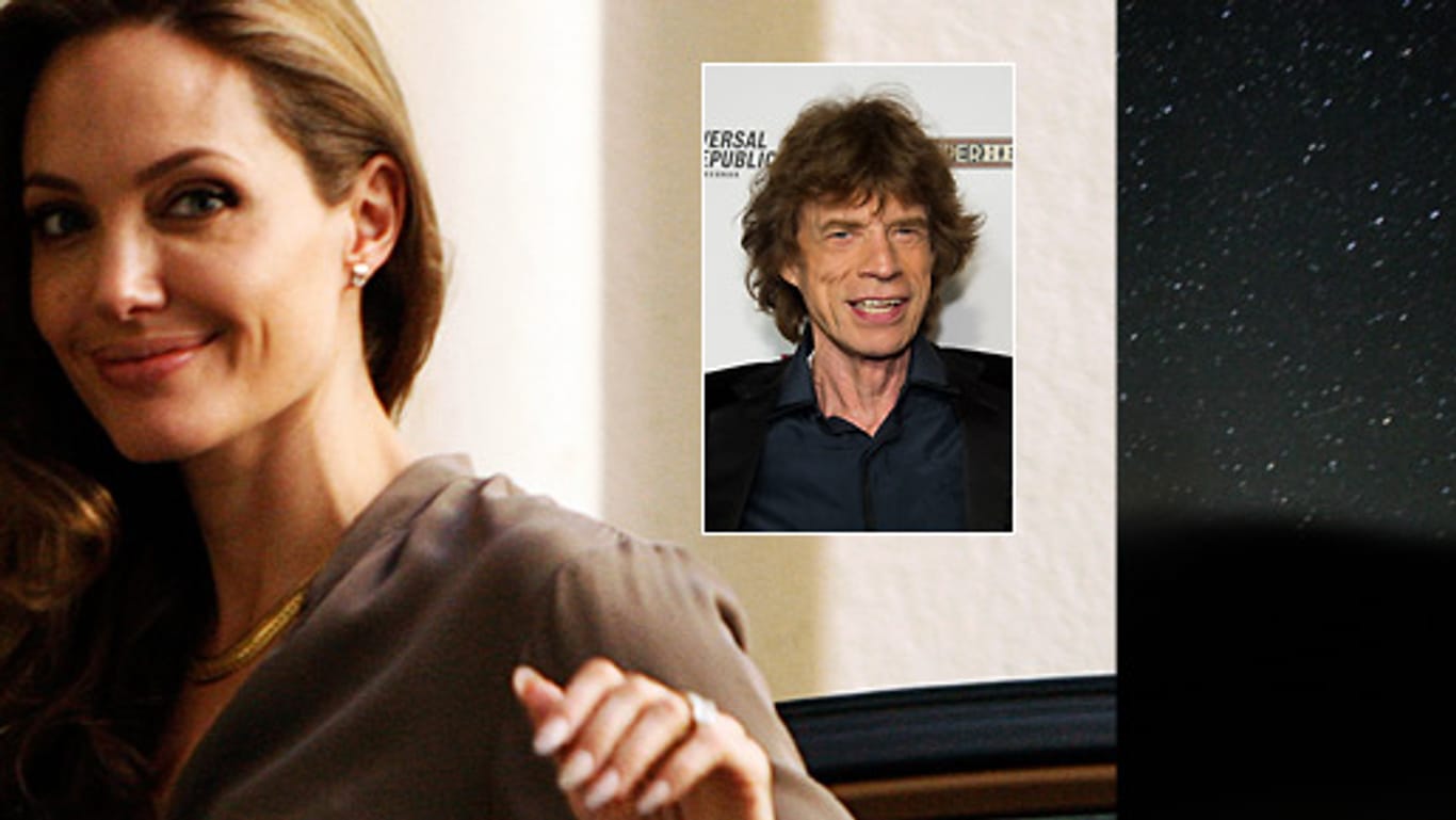 Eine neue Biographie enthüllt: Mick Jagger stellte jahrelang Angelina Jolie nach.