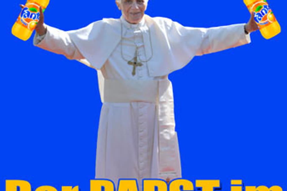 Das umstrittene Cover des Satiremagazins "Titanic": Ein Affront gegen Papst und Vatikan