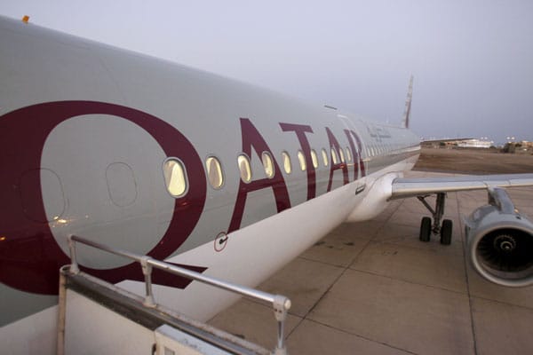 Platz 1: Qatar Airways ist die beste Airline der Welt 2012.