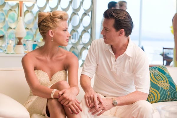 Johnny Depp und Amber Heard in "Rum Diary"