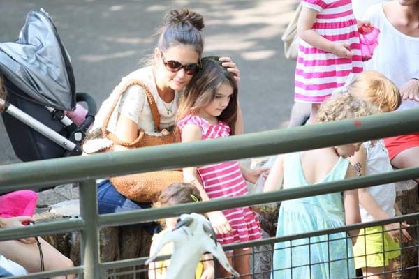 Katie Holmes und Tochter Suri.