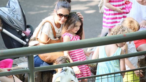 Katie Holmes und Tochter Suri.