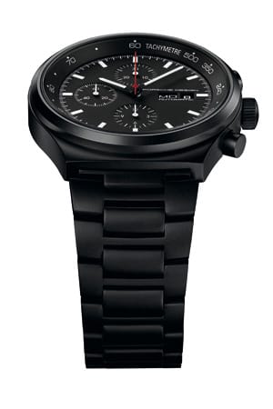 Die P´6510 Black Chronograph ist auf 911 Exemplare limitiert. Das gute Stück ist eine Neuauflage der weltweit ersten schwarzen Uhr. Sie kostet 4700 Euro.