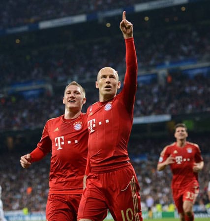 Platz 12: Arjen Robben ist mit 82.300.000 Euro der teuerste Bundesliga-Profi.