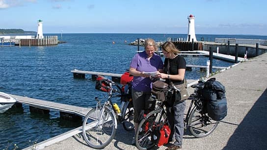 Mit Fahrrad und Fähre von Als über Ærø, Langeland und Lolland bis nach Falster und Møn.