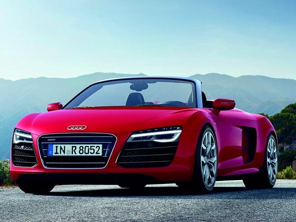 Der R8 Spyder kostet als V8 ab 124.800 Euro.