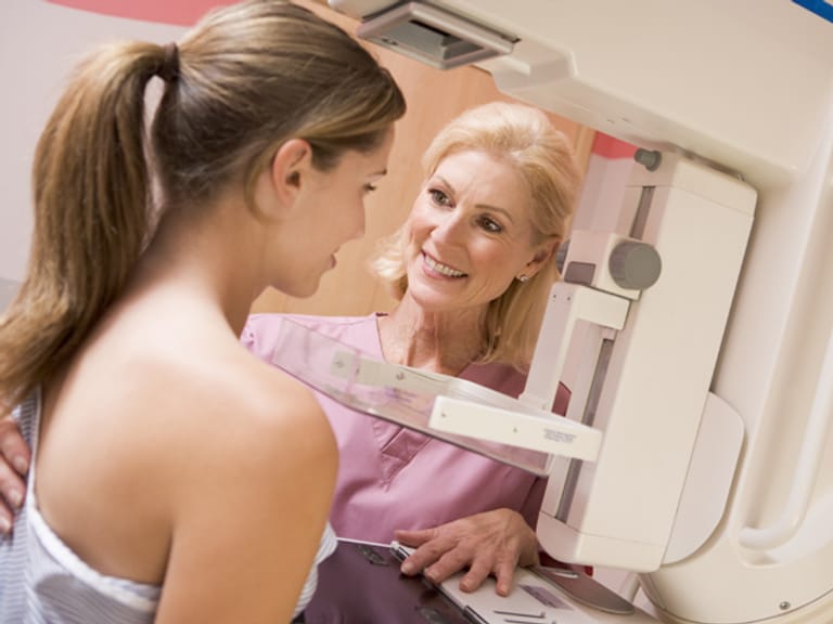 Die Mammographie ist der nächste Schritt in der Früherkennung von Brustkrebs.