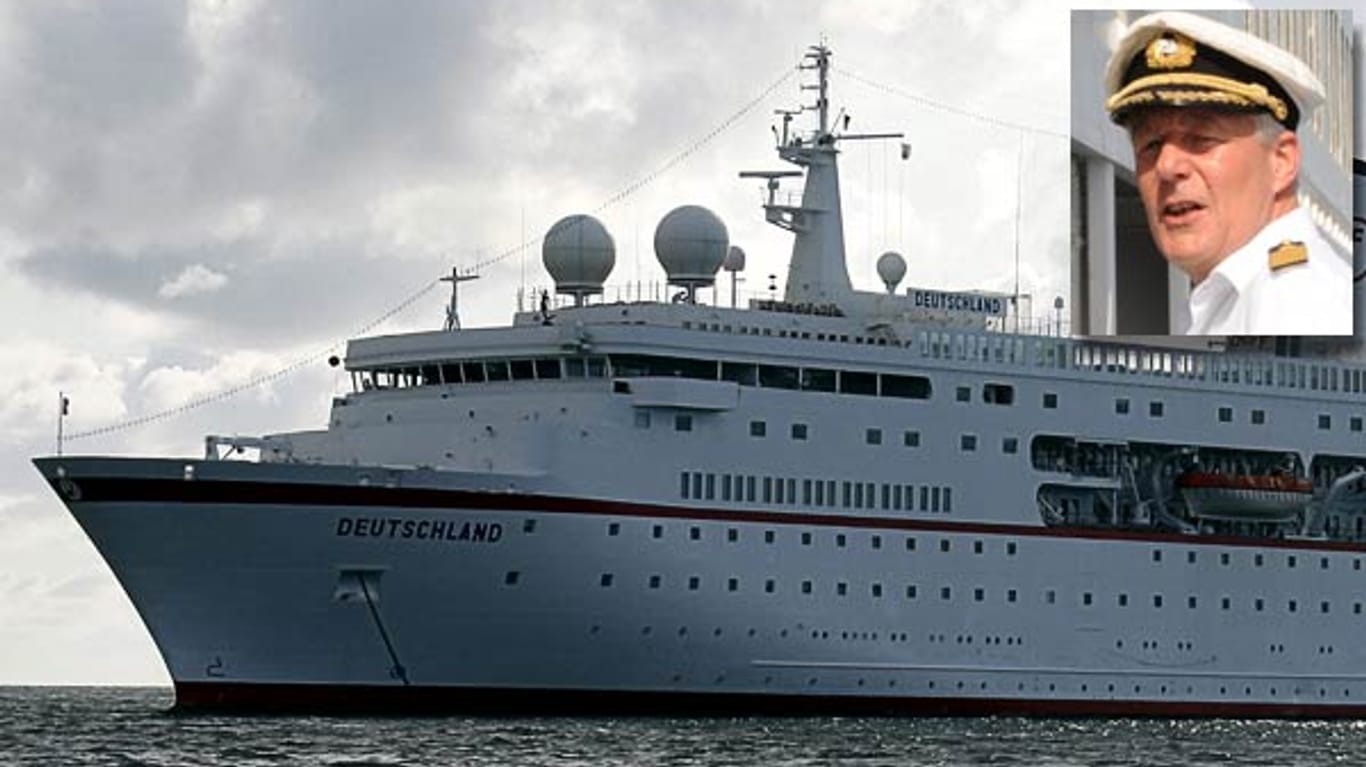 Streit mit der Reederei: Der Kapitän der "MS Deutschland", Andreas Jungblut, ist an Bord "nicht mehr erwünscht"