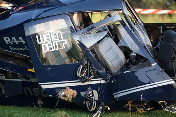Ein technisches Problem zwingt einen Hubschrauber nahe der rheinland-pfälzischen Kleinstadt Boppard zu einer Notlandung. Selbige Maschine wurde 2008 bei einer Wette in der Show "Wetten, dass...?" eingesetzt.