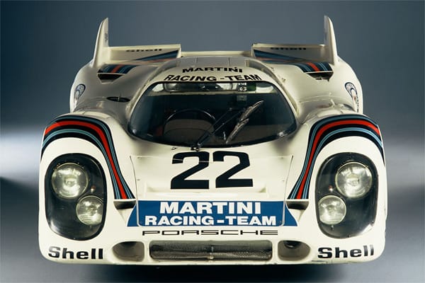 Der Porsche 917 Kurzheck aus dem Jahr 1971 begründete die intensive Partnerschaft mit Martini durch den Gesamtsieg beim Langstreckenklassiker von Le Mans.