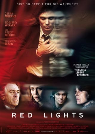 Das Kinoplakat des Thrillers "Red Lights". Der Film startet am 9. August.
