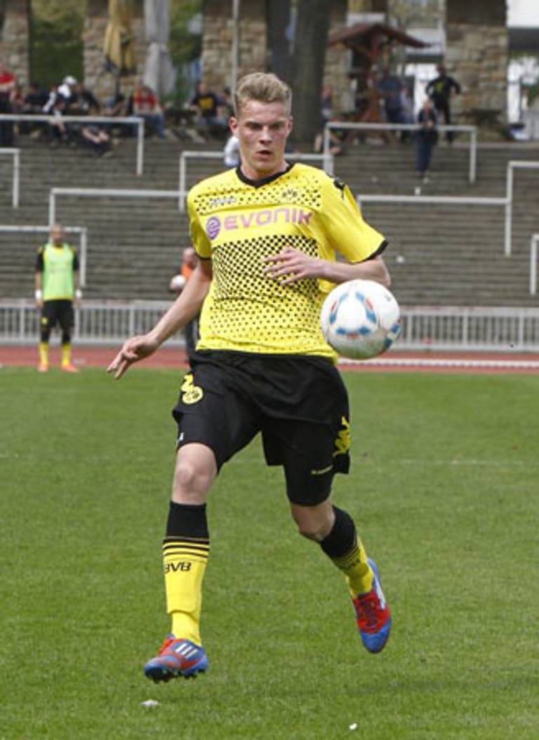 Angreifer Marvin Ducksch kann noch in der A-Jugend auflaufen, durfte aber in der Vorbereitung bei den BVB-Profis reinschnuppern. Dort soll er laut Jürgen Klopp regelmäßig trainieren.