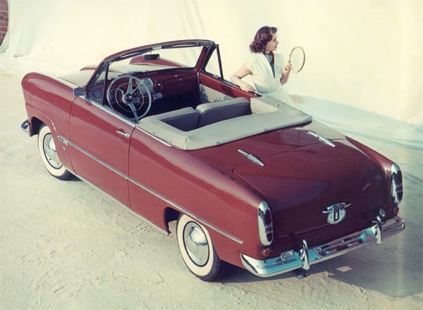 Der Ford 12 M als Zweisitzer war die erste Nachkriegsentwicklung der deutschen Tochter des US-Konzerns.
