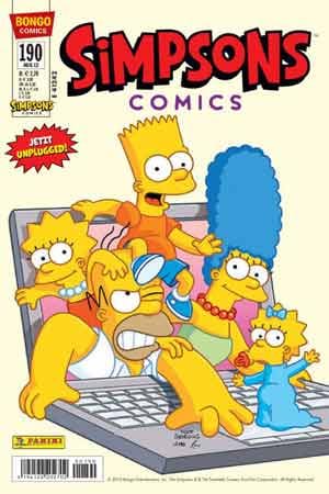 6. Platz: "Simpsons Comics" mit 337.000 jungen Lesern (Verlag Panini Comics; Ausgabe 190 vom 01.08.2012).