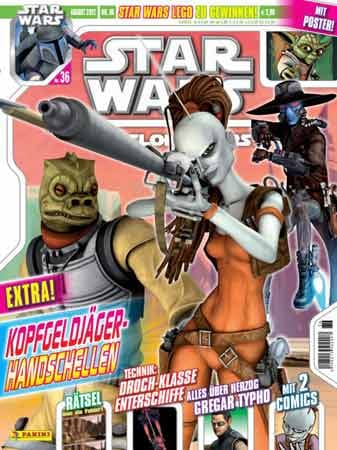 8. Platz: "Star Wars - The Clone Wars" mit 327.000 jungen Lesern (Verlag Panini Comic; Ausgabe 32 vom 25.07.2012).